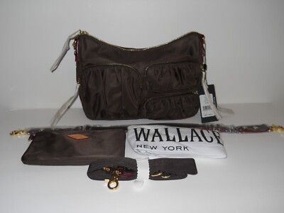 NEW MZ Wallace Coco Crossbody (Chocolate w/ Gold Tone Hardware)