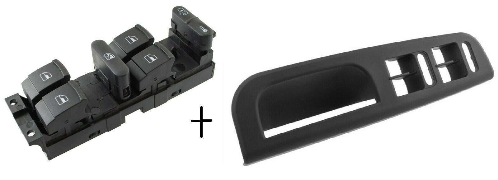 Commande lève-vitre électrique VW Golf 4 et poignée de porte intérieure gauche