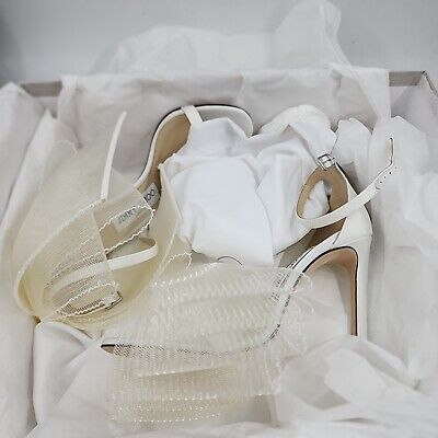 Jimmy Choo Aveline 100 High Heel Sandals Women's 5 Latte Jimmy Choo Aveline 100 High Heel Sandals Women's 5 Latte