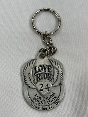 HARLEY-DAVIDSON ''Love Ride Foundation'' H-D Nov. 11, 2007 Metal 3D Keychain