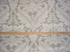 7-3/4Y GP & J Baker BP10144 Venetian 17th Century Taupe Damask Upholstery Fabric
