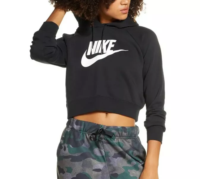 Nike women s cropped pullover drawstring hoodie Size XLarge