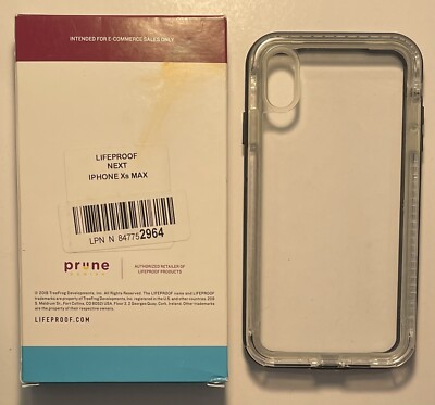 LifeProof Next Series Phone Case For iPhone XS Max Black Crystal