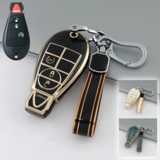 TPU Car Remote Key Case Cover For Jeep Commander Grand For Dodge Challenger SRT8