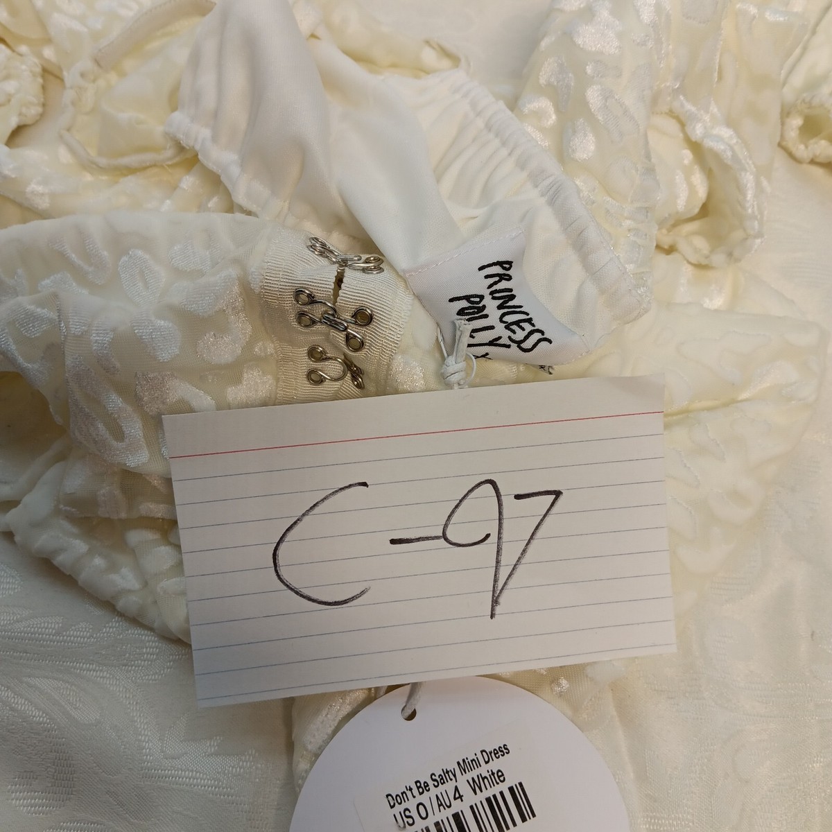 Princess Polly Don't Be Salty Cut Out Mini Dress White Womens Size 0 NWT |  eBay