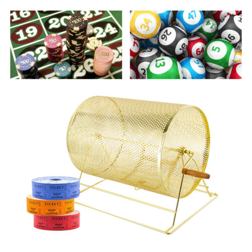 Raffle Drum Lottery Spinning Drawing Corporate Parties Raffle Drum 19*12*14.6in