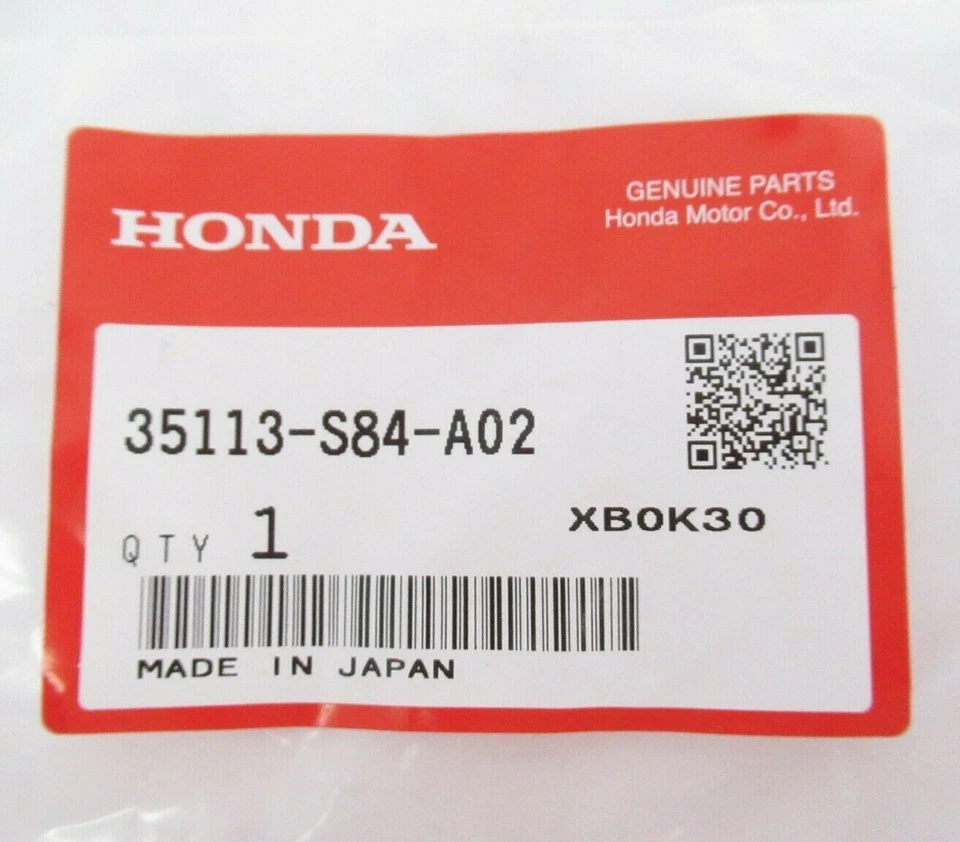Genuine OEM Honda 35113-S84-A02 Transponder Key Blank Accord Civic Odyssey S2000 - Image 2 of 4