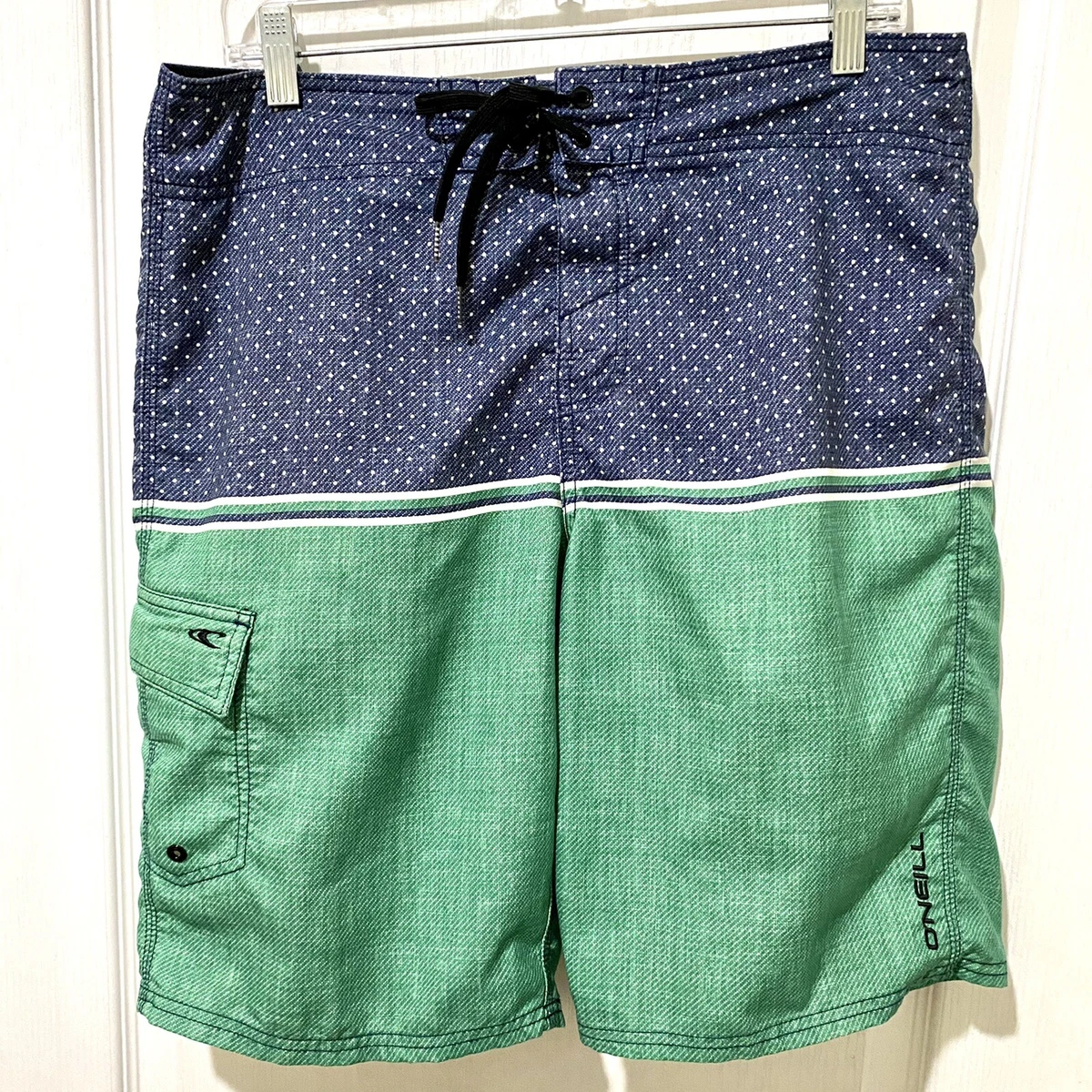 Denim look hotsell swim shorts