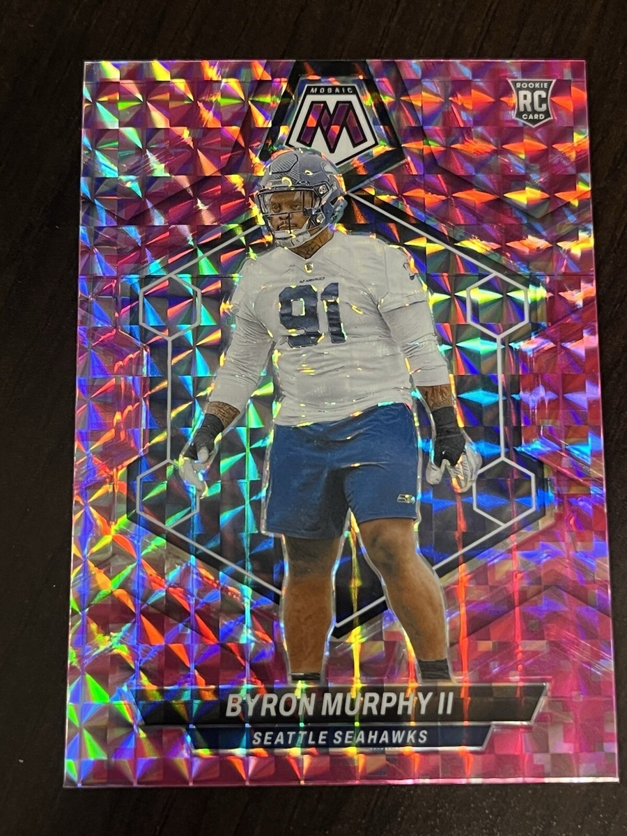 wk　0226 2024 Panini Mosaic Byron Murphy II Rookie Pink Camo Prizm RC