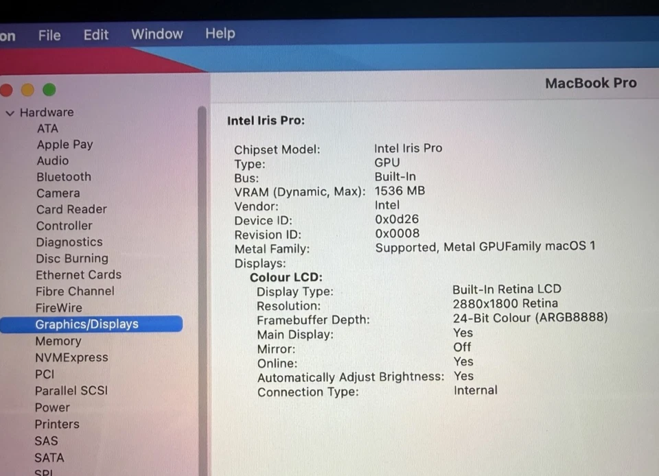 Apple MacBook Pro 15" 2014 · i7 · 16GB · 256GB, photo 4 of 5