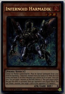 Infernoid Harmadik BLTR-EN060 Secret Rare 1st Edition