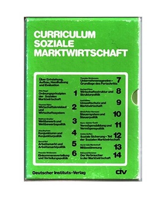 Curriculum Soziale Marktwirtschaft: 15 Bde., Franz Schneider, Doris Mittendorf, 