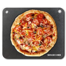 VEVOR Pizza Steel 16"x14.5"x1/4" Pre-Seasoned Carbon Steel Pizza Baking Stone