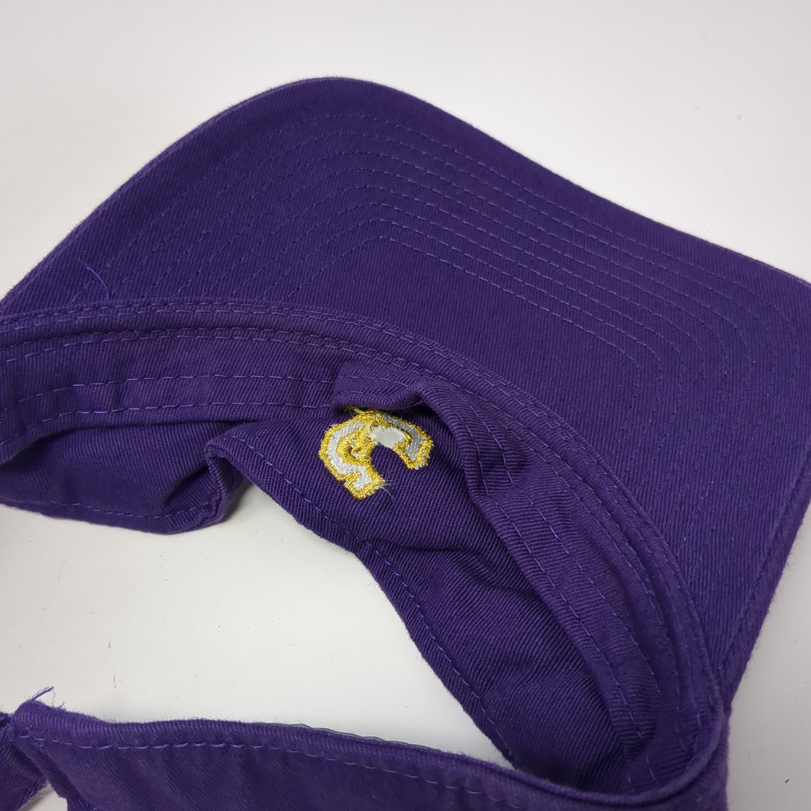 Outdoor Cap Strapback Visor Hat Solid Purple One … - image 8