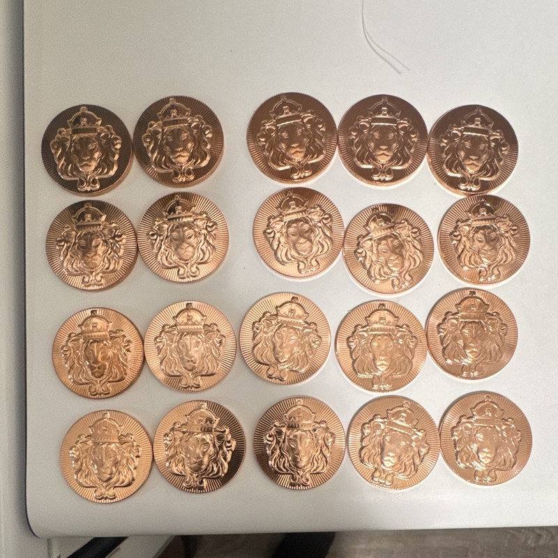 Scottsdale Mint  1 oz .999 Fine Copper Round stackers  Uncertified Lot of 20