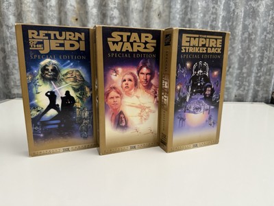 Star Wars Special Edition TRILOGY VHS Empire Strikes 3 pack (E3)