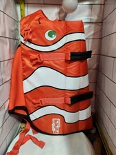 Dog Life Vest Jacket Fun Fish Floatie Finding Nemo Outward Hound Size Med  NWOT