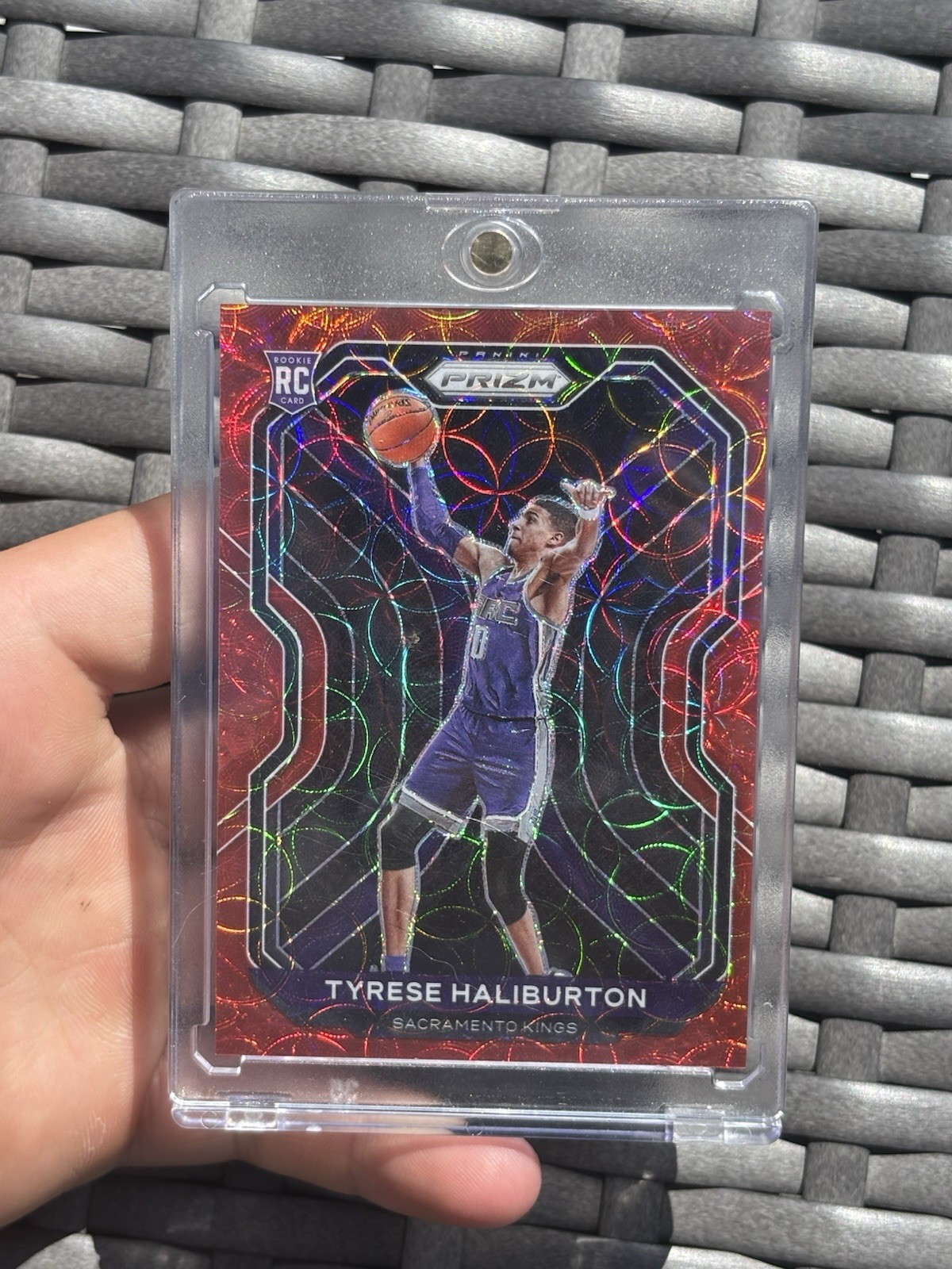 2020-21 Panini Prizm - Tyrese Haliburton #262 Choice Red Prizm /88 (RC)