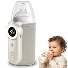 Portable Bottle Warmer for Travel - 11 Temp Settings, 8000mAh