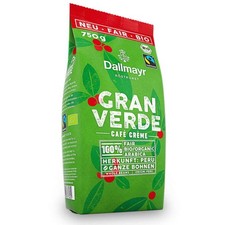 Dallmayr Bio Café Crème Fairtrade Gran Verde En Grains 750 g