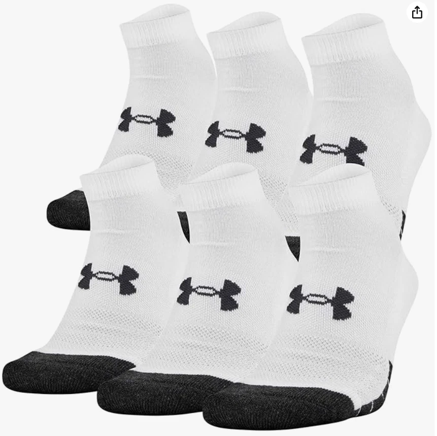 Calcetines Under Armour Adult Performance Tech corte bajo (paquete de 3 y 6) Foto 2 de 4