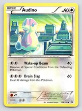 Audino 108/124 Uncommon Dragons Exalted Pokemon Near Mint