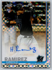 Harold Ramirez 2019 Topps Chrome Update Series X-Fractor Rookie Auto /125 CUA-HR