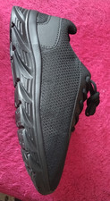 Herren Sneaker Schwarz Low Top Mesh Schnürun...