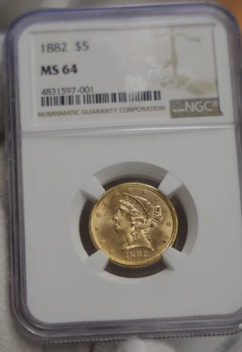 1882 Liberty Head Gold — photo from the most recent tracked eBay sale
