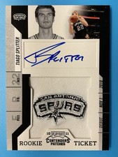 2010-11 Panini Contenders Patches #194 Tiago Splitter RC Rookie Ticket Auto