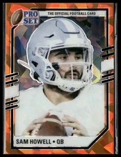 2022 Pro Set Draft #PSP-SH1 Sam Howell Portraits Orange Ice