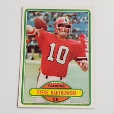 Steve Bartkowski Falcons 1980 Topps Football Card #289