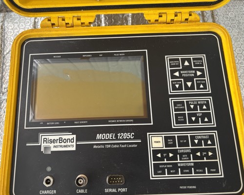 RiserBond Instruments Model 1205C Metallic TDR Cable Fault Locator – Working