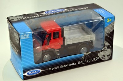 Welly 1/32 Mercedes-Benz Unimog U400 Diecast Truck, Red, New In Box