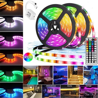 1-30m RGB LED Streifen Stripe Leiste Wasserdicht Band Licht Leuchte Lichtband