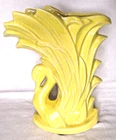 New ListingVintage McCoy Pottery Yellow Swan Vase, 1940's  9.5”