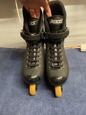 Roces Street Aggressive Inline Skates Size 9 Hyper Dwarfs Wheels Vintage