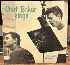CHET BAKER Sings (1955 LP) Pacific Jazz PJLP-11 Vinyl Record 10” Rare HTF 1st