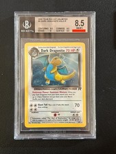 Pokemon BGS 8.5 Dark Dragonite #5 Holo Team Rocket Unlimited 2000 Englisch