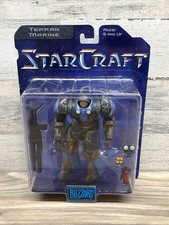 StarCraft Terran Marine Action Figure Blizzard 1998 Sealed NIB Shelf Wear Rare