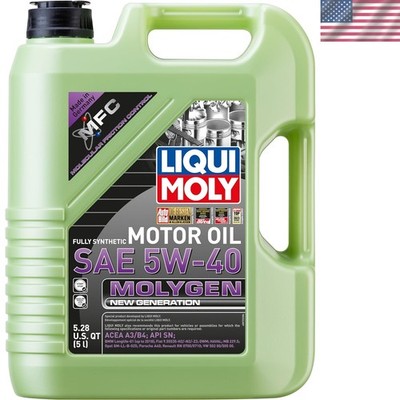 Molygen Fully Synthetic 5W40 Engine Oil 5L - Optimal Protection and Cleanliness