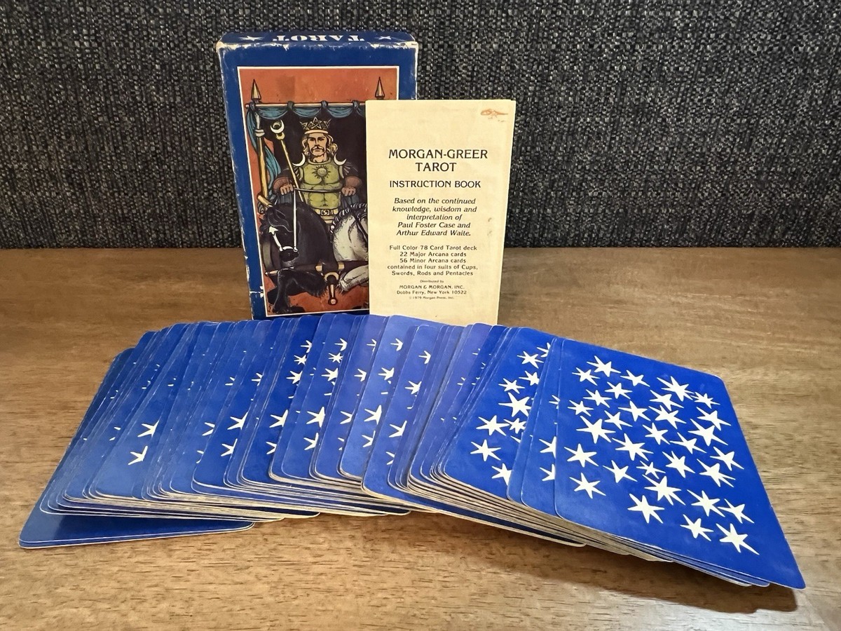 Vintage 1979 Morgan-Greer Tarot Deck Complete 78 Card Deck