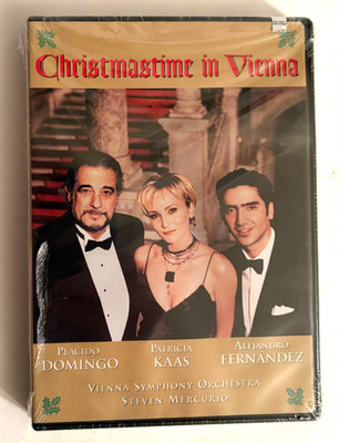 Christmastime In Vienna DVD 1998 Placido Domingo Patricia Kaas Holiday Live NEW!