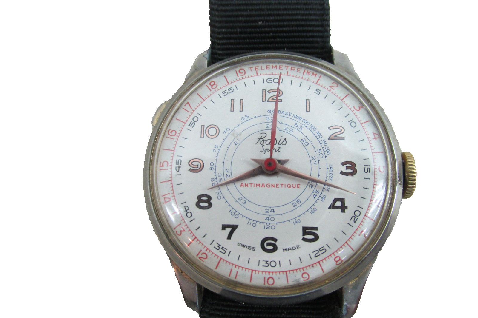 Reloj telémetro Basis Sport Trench de 1940 bronce