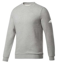 Adidas Men's Fleece Performance Training Crewneck Sweater   Grey Heather