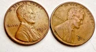 1937-S Lincoln Wheat 1c ~ EF / AU ~ 2 Coin Set~Sharp Distinct Wheat Line~ F30