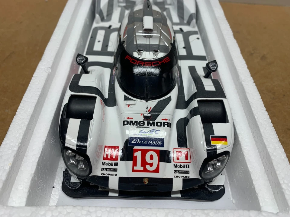 SPARK PORSCHE 919 HYBRID LE MANS WINNER 2015 EN BOITE 1/18 D10 TO - Photo 4/4