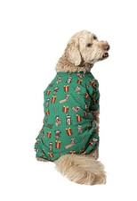 Dog Cat Christmas Pajamas for Dogs Cats Holiday One Piece Size L