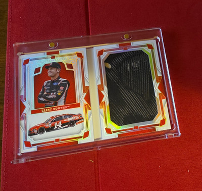 Panini 2021 National Treasures Jumbo Booklet Clint Bowyer 07/10 Stewart-Haas