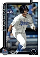 2025 Topps Pro Debut Luis Baez #PD-174 Corpus Christi Hooks 29K